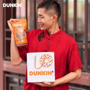 Delightful CNY Gifting! Dunkin' Crunchy Cookies Trio (3 Bags) for RM45!