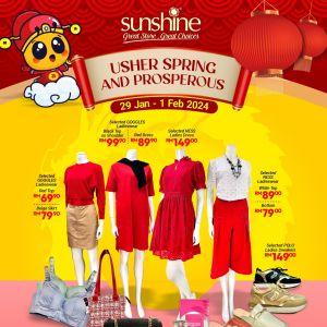 Sunshine CNY Fashion Sale (29 Jan 2024 - 1 Feb 2024)