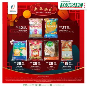 Econsave CNY Rice Promotion (26 Jan 2024 - 4 Feb 2024)