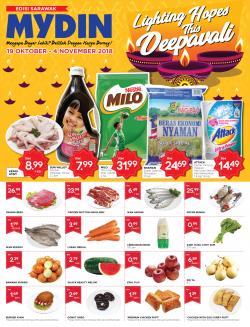 MYDIN Deepavali Promotion Catalogue at Sarawak (19 October 2018 - 4 November 2018)