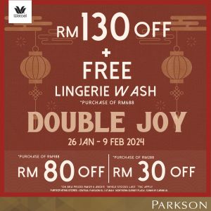 Parkson Wacoal Innerwear Sale Rebate Up To RM130 and FREE Lingerie Wash (26 Jan 2024 - 9 Feb 2024)