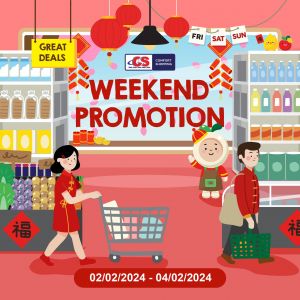 Pasaraya CS Weekend Promotion (2 Feb 2024 - 4 Feb 2024)