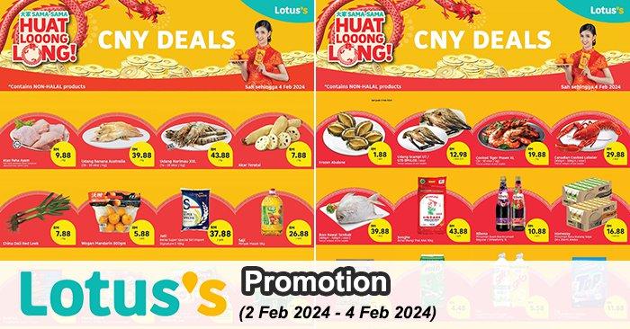 Lotus's Weekend Press Ads Promotion (2 Feb 2024 - 4 Feb 2024)