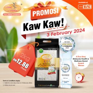 AEON BiG Bird of Paradise Royale Basmathi Promotion (3 Feb 2024)