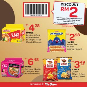 The Store Mamee Products Promotion (until 14 Feb 2024)