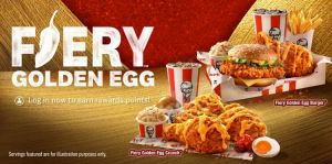 KFC Fiery Golden Egg Crunch: Flavour Explosion in Every Bite!