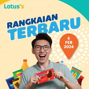 Lotus's New Arrival Promotion (6 Feb 2024 - 14 Feb 2024)