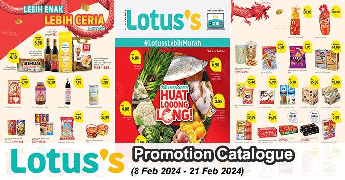 Lotus's CNY Promotion Catalogue: Last-Minute Deals (8 Feb 2024 - 21 Feb 2024)