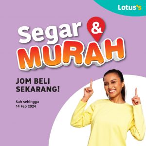 Lotus's Fresh Items Promotion (valid until 14 Feb 2024)