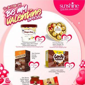 Sunshine Valentine's Promotion (9 Feb 2024 - 14 Feb 2024)