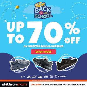 Al-Ikhsan Sports Back To School Sale 2024 Up To 70% OFF (1 Feb 2024 - 29 Feb 2024)