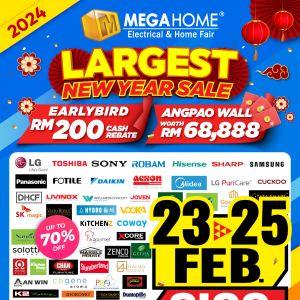 Megahome Electrical & Home Fair at SICC Kota Kinabalu (23 Feb 2024 - 25 Feb 2024)