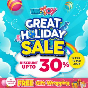 MR TOY Great Holiday Sale Discount Up To 30% (10 Feb 2024 - 10 Mar 2024)