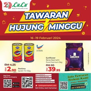 LuLu Weekend Promotion: 4-Day Savings Bonanza (16 Feb 2024 - 19 Feb 2024)