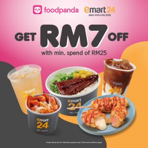 Emart24 FoodPanda Jom Jimat RM7 OFF Promotion