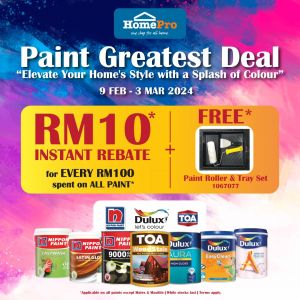 HomePro Paint Greatest Deal (9 Feb - 3 Mar 2024)