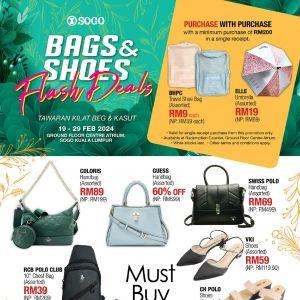 SOGO KL Bags & Shoes Sale (19-29 Feb 2024)