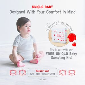 FREE UNIQLO Baby Sampling Kit! Soft Start to Parenthood (12-24 Feb 2024)