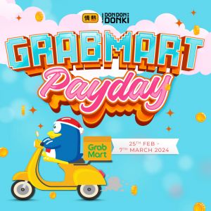 DONKI GrabMart Payday Sale (25 Feb - 7 Mar 2024)