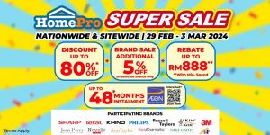 HomePro Super Sale Up To 80% OFF (29 Feb - 3 Mar 2024)