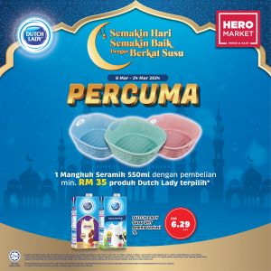 HeroMarket Dutch Lady FREE Ceramic Bowl (8-24 Mar 2024)