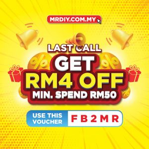 MR DIY February 2024 RM4 OFF Promo Code
