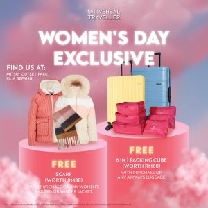 Universal Traveller Women's Day Sale at Mitsui Outlet Park (1-10 Mar 2024)