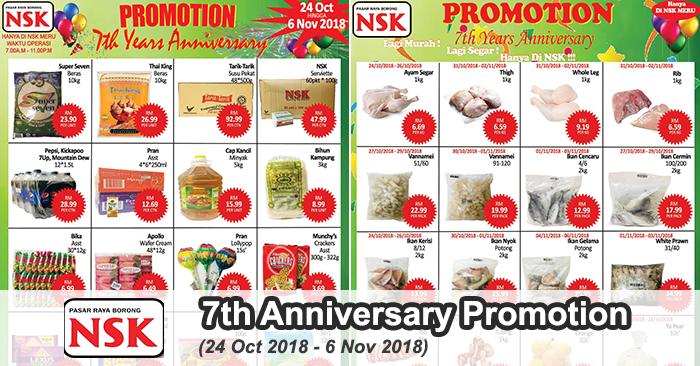 NSK Meru 7th Anniversary Promotion (24 October 2018 - 6 November 2018)