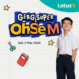 Lotus's Back To School Promotion (29 Feb - 3 Mar 2024)