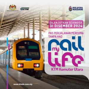 KTM FREE Travel Pass for Students & OKU at North (until 31 Dec 2024)