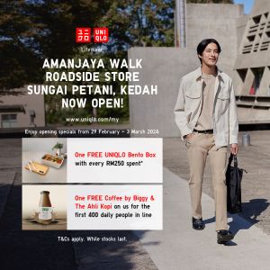 UNIQLO Amanjaya Walk Grand Opening Promotion (29 Feb - 7 Mar 2024)