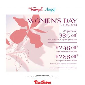 The Store Triumph & Sloggi Women's Day Sale (1-10 Mar 2024)