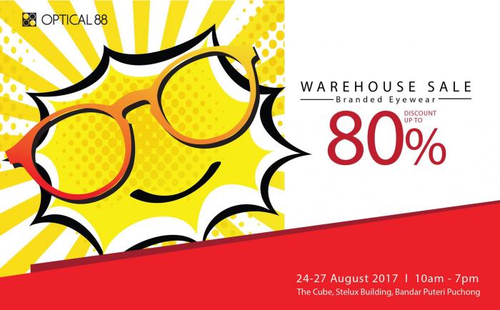Optical 88 Branded Frame & Sunglasses Warehouse Sale Up To 80%