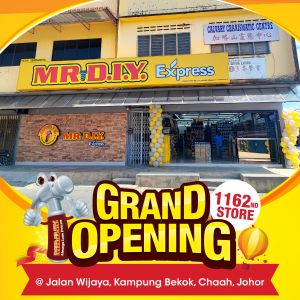 MR.DIY Kampung Bekok, Chaah Grand Opening