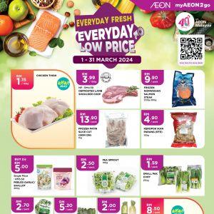 AEON March Everyday Fresh Everyday Low Price Promotion (1-31 Mar 2024)