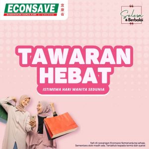 Econsave International Women's Day Sale (until 17 Mar 2024)