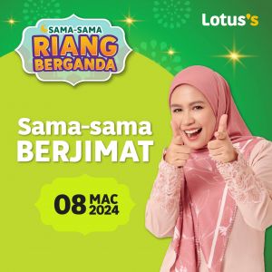 Lotus's Sama-sama Berjimat Promotion (8-10 Mar 2024)