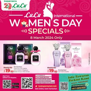 LuLu Celebrates Women's Day with Special Promotion (8 Mar 2024)