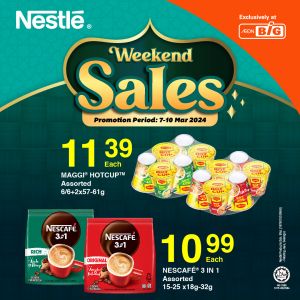 AEON BiG Nestle Weekend Sale (7-10 Mar 2024)