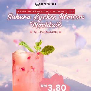 IPPUDO Celebrates Women's Day! Sakura Mocktail & Cocktail Promotion (8-31 Mar 2024)