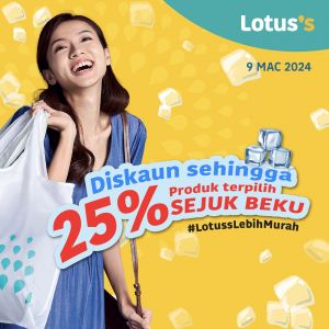 Lotus's Frozen Items Promotion (9-20 Mar 2024)