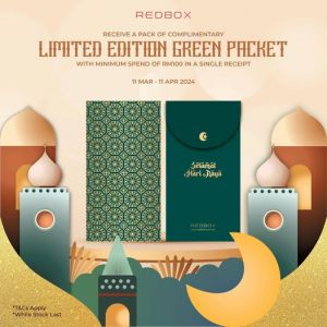 Red Box Karaoke Hari Raya FREE Green Packet Promotion (11 Mar - 11 Apr 2024)