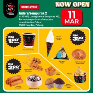 7-Eleven 7CAFe Indera Sempurna 2 Grand Opening Promotion