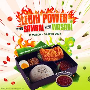 Sushi King Lebih Power When Sambal Meets Wasabi Meals