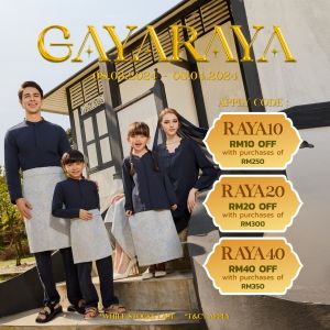 Padini Raya Sale: Up to RM40 Off & Free Gifts! (8 Mar - 8 Apr 2024)
