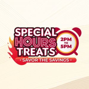 4Fingers Special Hours Treats: Big Savings from 2pm-5pm!