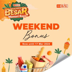 AEON BiG Weekend Promotion (14-17 Mar 2024)