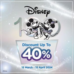 MR DIY Disney Products Promotion Discount Up To 40% (15 Mar - 15 Apr 2024)