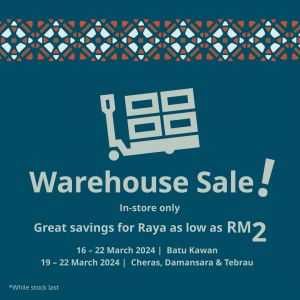 Stock Up & Save! IKEA Warehouse Sale (16-22 Mar 2024)