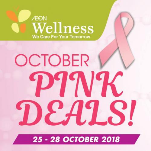 AEON Wellness October Pink Deals (25 October 2018 - 28 October 2018)
